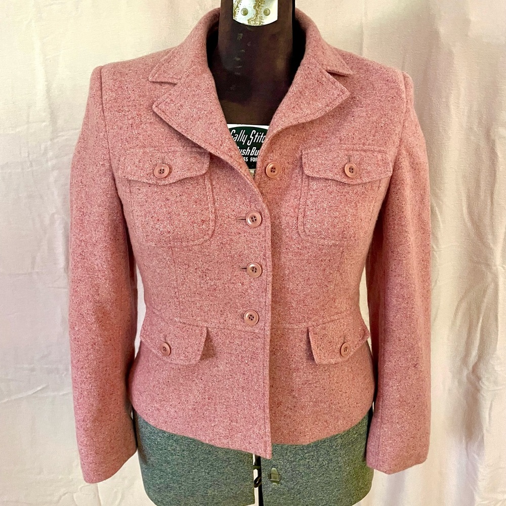 Rose Wool Blazer
